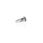 Small Double Skull Ring