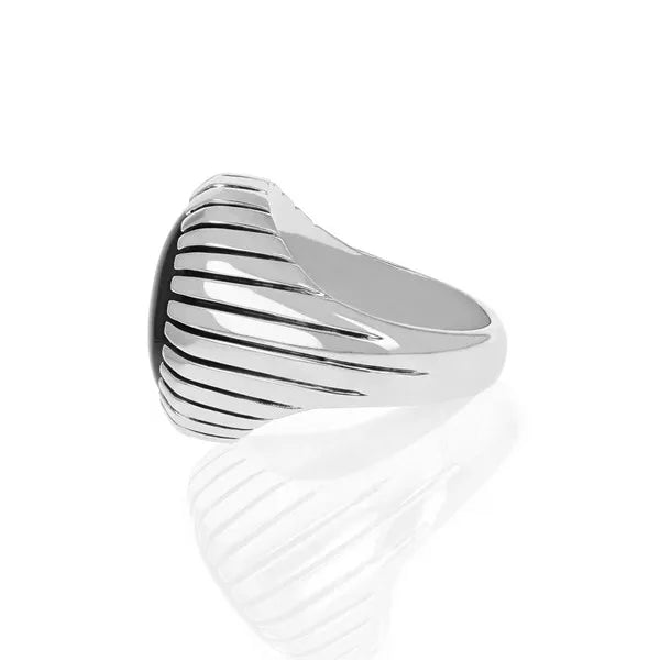 Ribbed Shank Low Profile Ring