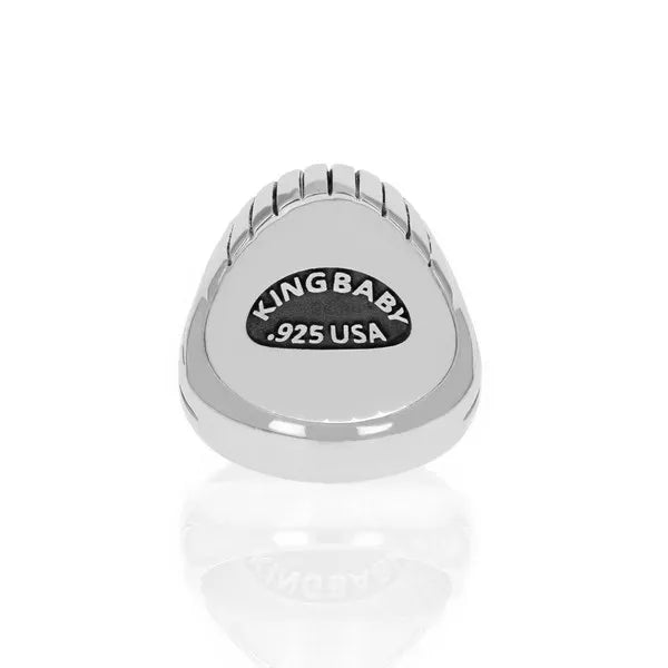 Ribbed Shank Low Profile Ring