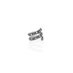 Spirl Ring With Stingray Texture