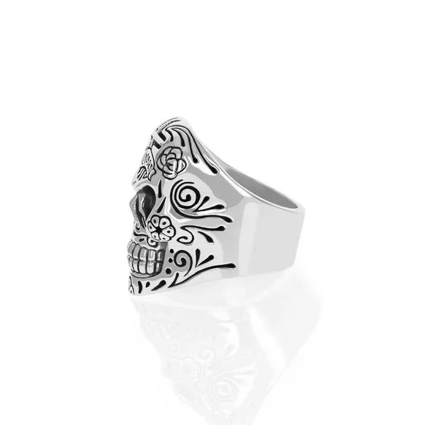 Skull Ring With Chosen Cross Detail - 20th Anniversary