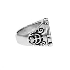 45 Rpm Adapter Ring With Scroll Detail