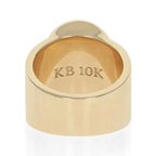 10k Gold Small Classic Skull Ring