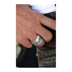 Indian Script Logo Ring