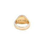 Sapphire 10k Gold Ring W/ Diamonds