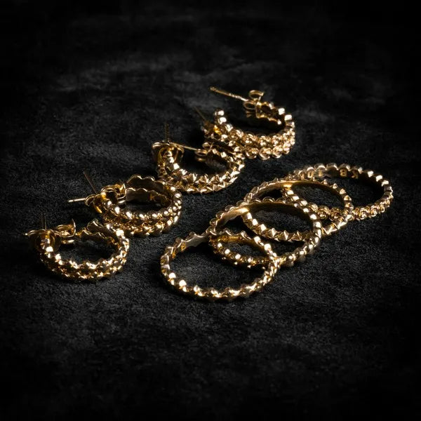 10k Gold Super Micro Rose Infinity Ring