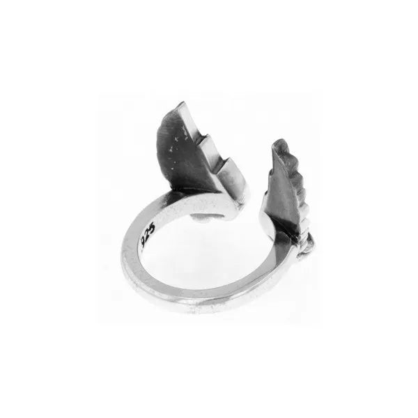 Open Ring With Wings