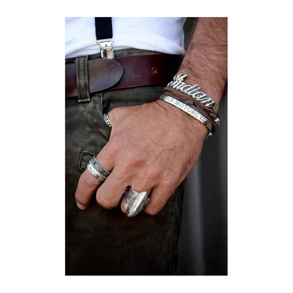 Indian Logo Stackable Band