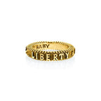 Gold Liberty Stackable Ring