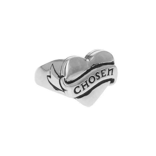 Tattoo Chosen Heart Ring