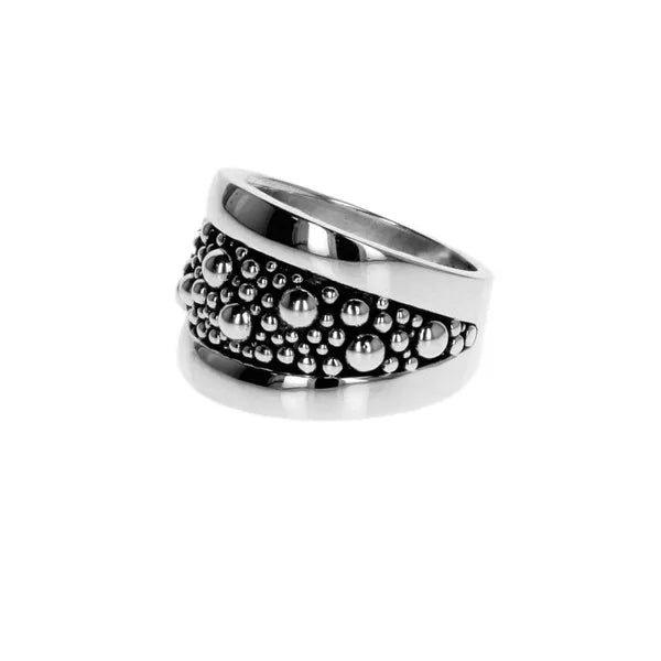 Wide Stingray Ring W/border