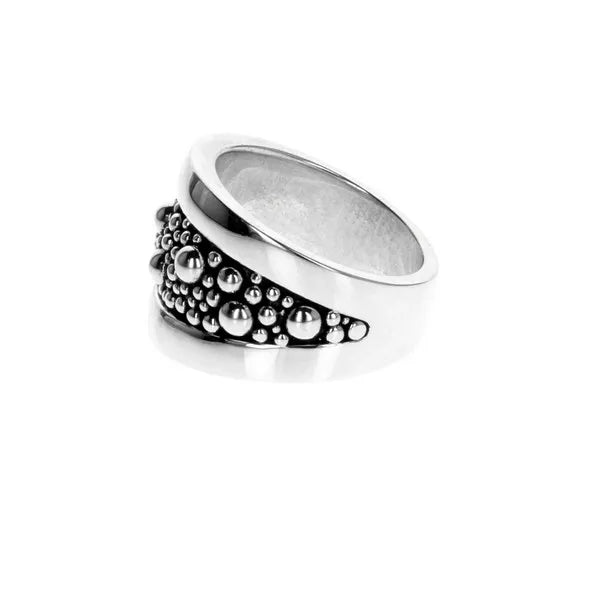 Wide Stingray Ring W/border