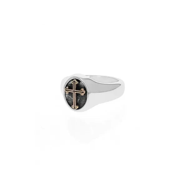 Traditional Cross Motif Ring