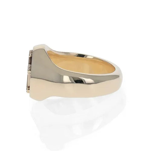 10K Gold Traditional Cross Motif Ring