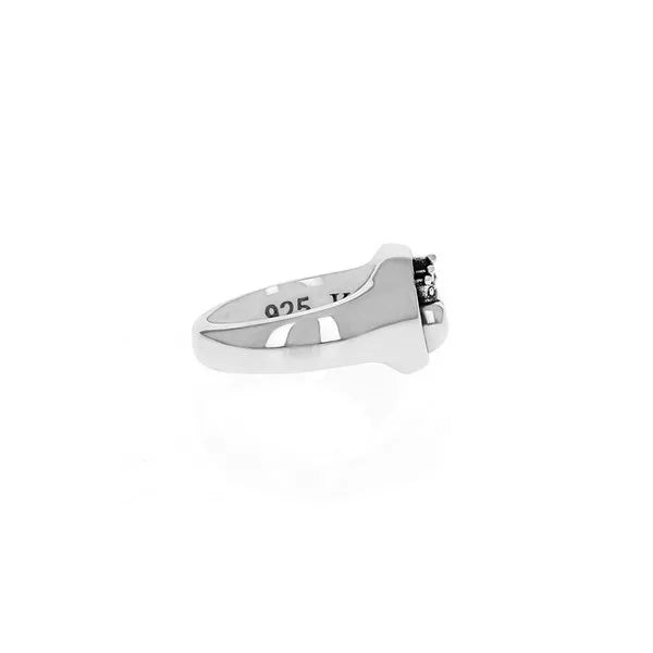 Crowned Heart Motif Ring
