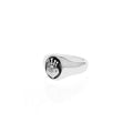 Crowned Heart Motif Ring
