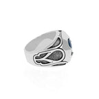Cutout Stone Ring W/ Vatican Window Detail