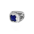 Cutout Stone Ring W/ Vatican Window Detail