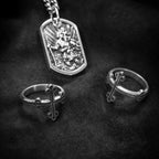 Symmetrical Traditional Cross Ring