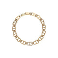 18k Gold Pop Top Bracelet With Pave Diamonds