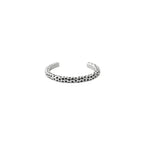 Silver Cuff With Stars.