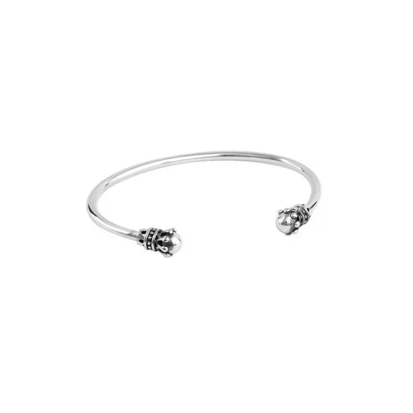 Thin Wire Cuff W/ Crowns