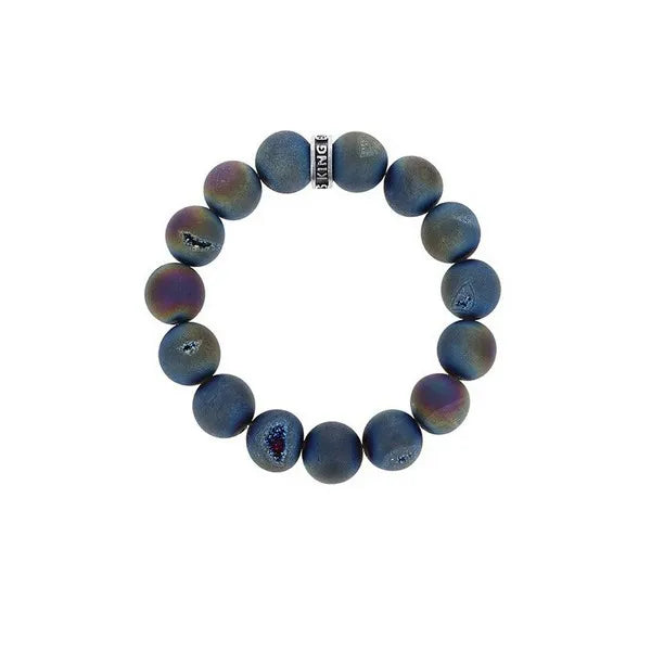 10mm Assorted Aquamarine Bracelet W/logo Ring