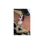 Indian Engraved Logo Cuff
