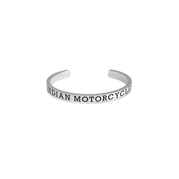 Indian Engraved Logo Cuff