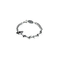 Indian Script Curb Link Bracelet
