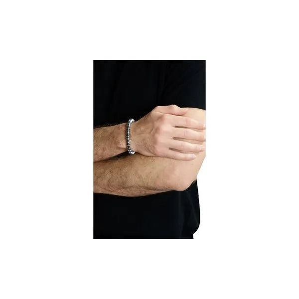 Multi Hematite Disk Bracelet