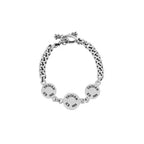 Indian Charm Bracelet W/ T-bar and Toggle