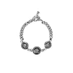 Indian Charm Bracelet W/ T-bar and Toggle