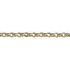 10k Yellow Gold Small Twisted Eight Link Bracelet