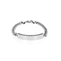 Silver Id Bracelet W/ Stars