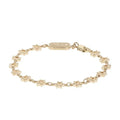 10k Yellow Gold Star of David Chain Bracelet