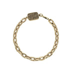10k Yellow Gold Boat Link Bracelet