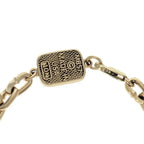 10k Yellow Gold Boat Link Bracelet