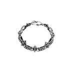 Skull & Fdl Light Link Bracelet