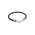Small Leather Braid W/ Crowns