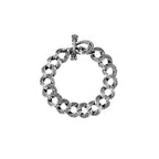 Small Carved Link Bracelet