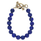 8mm Amethyst Polish Bead Bracelet W/ Silver Clasp