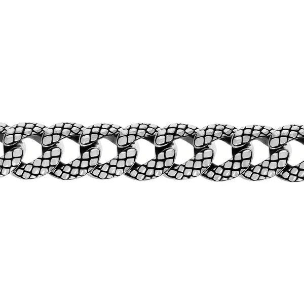 Snake Link Bracelet W/ T-bar and Toggle