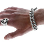 Tortoise Link Bracelet W/ T-bar and Toggle