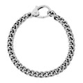 2mm Curblink Chain Bracelet W/ Large Lobster Clasp