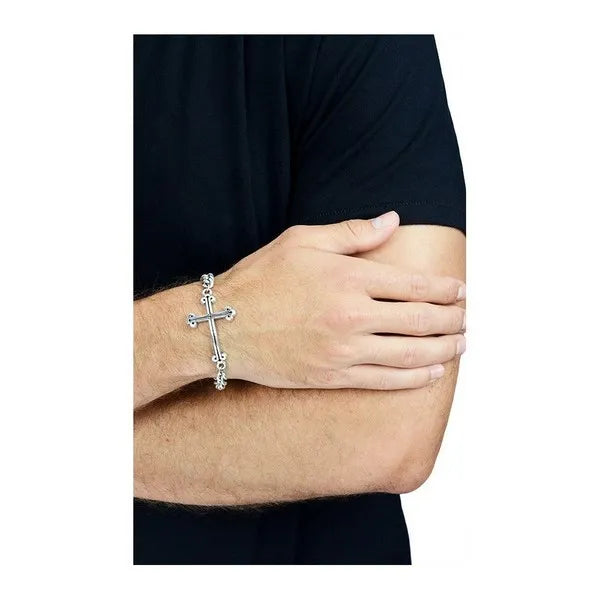 King Baby Chain Bracelet With Cross