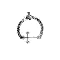 King Baby Chain Bracelet With Cross