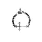 King Baby Chain Bracelet With Cross