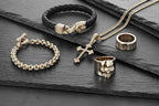 Leather Bracelet With Small 10k Gold Dragon Clasp
