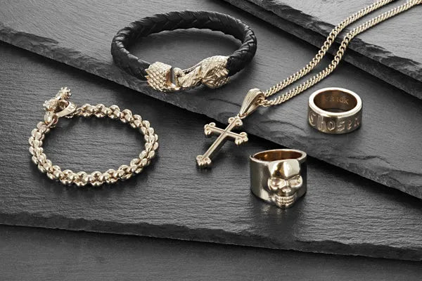 Leather Bracelet With Small 10k Gold Dragon Clasp
